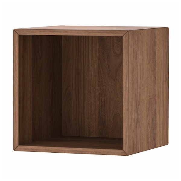 IKEA EKET wall-mounted shelving unit, 13 3/4x13 3/4x13 3/4 in Walnut Effect, Ikea Ireland | 0718ESGXZ