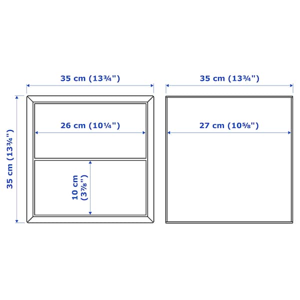 IKEA EKET wall-mounted storage combination, 41 3/8x13 3/4x27 1/2 in Dark Gray / Gray / Green, Ikea Ireland | 2168SFMNC