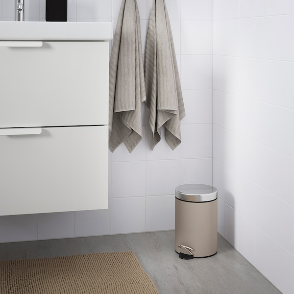 IKEA EKOLN trash can, 1 gallon Beige, Ikea Ireland | 7128VWXJB