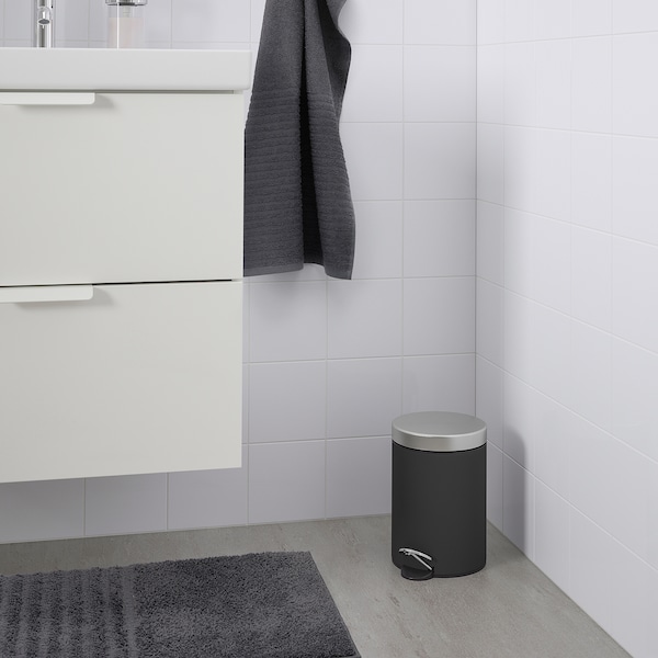 IKEA EKOLN trash can, 1 gallon Dark Gray, Ikea Ireland | 7630IYXLC