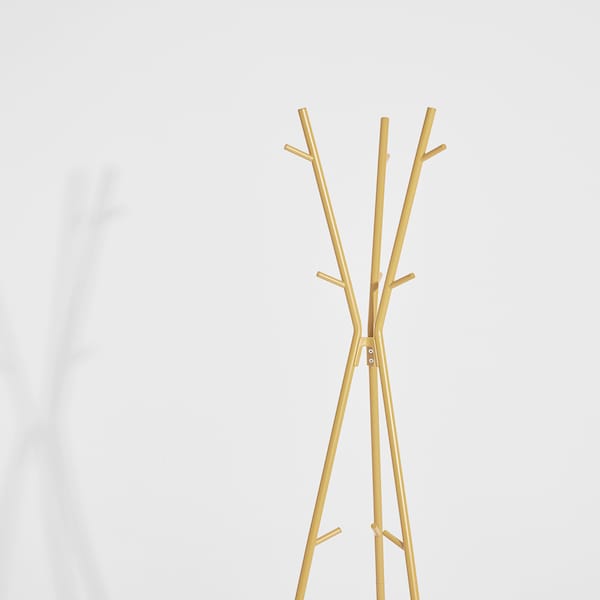 IKEA EKRAR Hat and coat stand, 66 1/2 in Dark Yellow, Ikea Ireland | 7938SLOQN