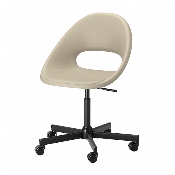 IKEA ELDBERGET / MALSKÄR swivel chair Beige / Black, Ikea Ireland | 4025CHIAQ