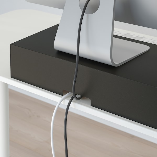 IKEA ELLOVEN monitor stand with drawer Anthracite, Ikea Ireland | 3719BPLVD