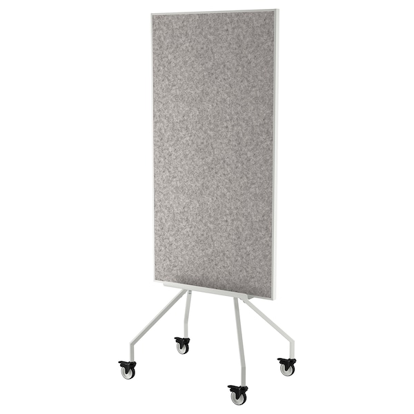 IKEA ELLOVEN whiteboard/noticeboard with casters, white, 27 1/2x70 7/8 in, Ikea Ireland | 7582LGCTX