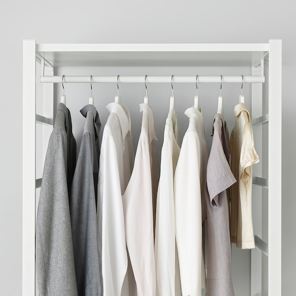 IKEA ELVARLI wardrobe combination, white, 33 1/4x21 5/8x85 in, Ikea Ireland | 8154JBHWG