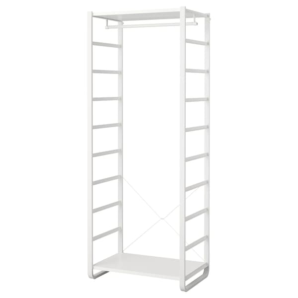 IKEA ELVARLI wardrobe combination, white, 33 1/4x21 5/8x85 in, Ikea Ireland | 8154JBHWG