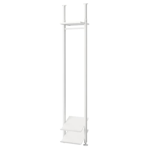 IKEA ELVARLI wardrobe combination, white, 20 3/8x14 1/8x87 1/4-137 3/4 in, Ikea Ireland | 9230TXKZC
