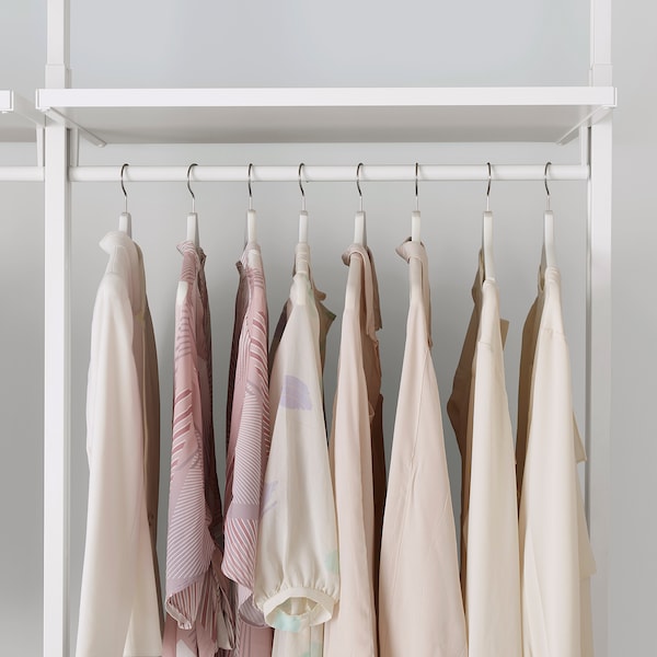 IKEA ELVARLI wardrobe combination, white, 36 1/8x20x87 1/4-137 3/4 in, Ikea Ireland | 1068ICSBD