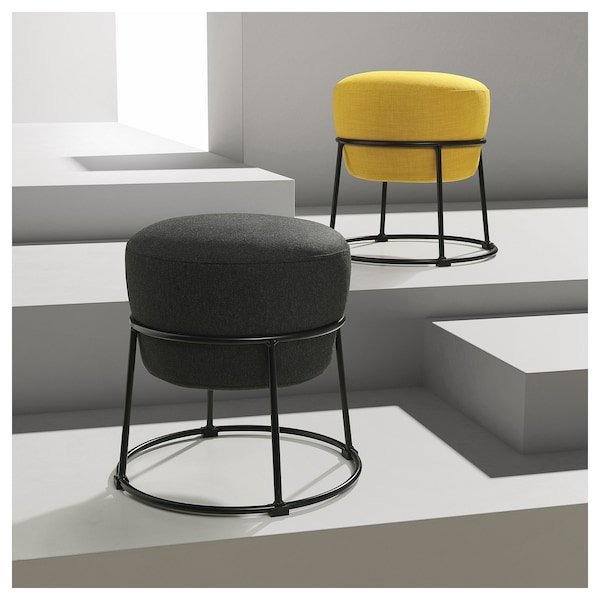 IKEA EMMISLÖV pouffe Vissle Dark Gray, Ikea Ireland | 4365MJWEK