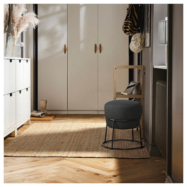 IKEA EMMISLÖV pouffe Vissle Dark Gray, Ikea Ireland | 4365MJWEK