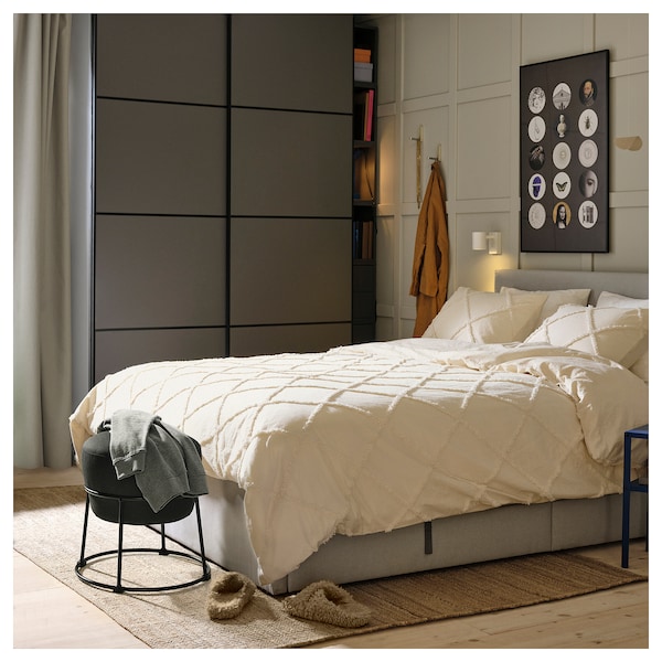IKEA EMMISLÖV pouffe Vissle Dark Gray, Ikea Ireland | 4365MJWEK