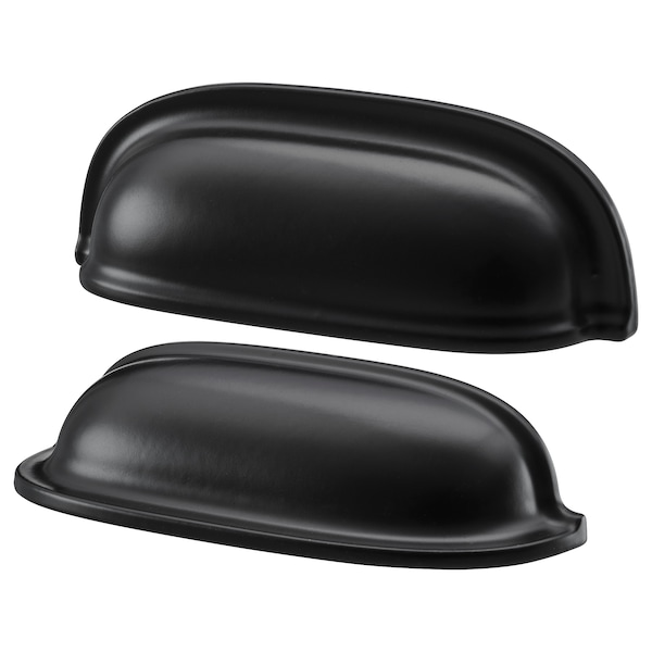 IKEA ENERYDA cup cabinet pull, 3 1/2 in, 2 pack Black, Ikea Ireland | 6384SDJAW