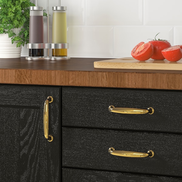 IKEA ENERYDA handle, 47/16 in, 2 pack Brass Color, Ikea Ireland | 6583BOTYU