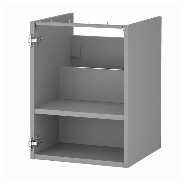 IKEA ENHET Base cabinet for sink with shelf, 18x18x24 in Gray, Ikea Ireland | 5374HANCQ