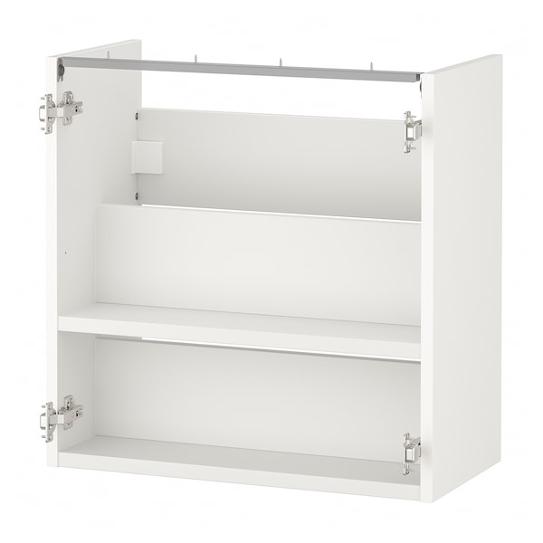 IKEA ENHET Base cabinet for sink with shelf, 24x12x24 in White, Ikea Ireland | 3912LHSNP