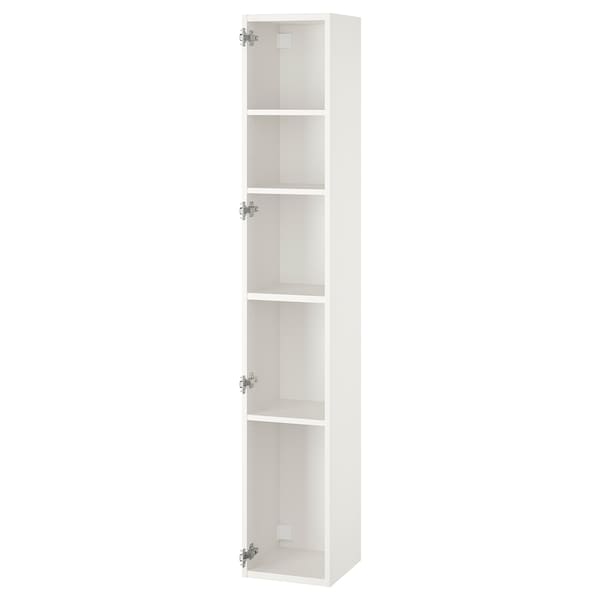 IKEA ENHET High cabinet with 4 shelves, 12x12x72 in White, Ikea Ireland | 4571RDVXU