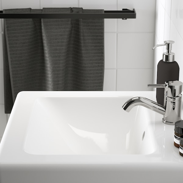 IKEA ENHET / TVÄLLEN Bathroom vanity with sink & faucet, 19 5/8x19 1/8x26 in White, Ikea Ireland | 6094PHOST