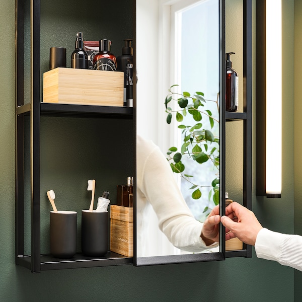 IKEA ENHET bathroom, 24x18x24 in Anthracite, Ikea Ireland | 5061THSXA