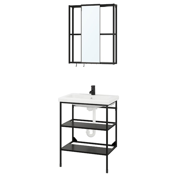 IKEA ENHET bathroom, 24x18x24 in Anthracite, Ikea Ireland | 5061THSXA