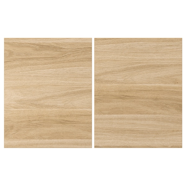 IKEA ENHET door, 12x15 in, 2 pack Oak Effect, Ikea Ireland | 9541JIATR