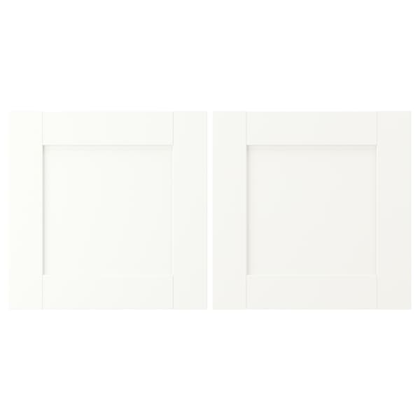 IKEA ENHET door, 15x15 in, 2 pack White Frame, Ikea Ireland | 5410KTAOE
