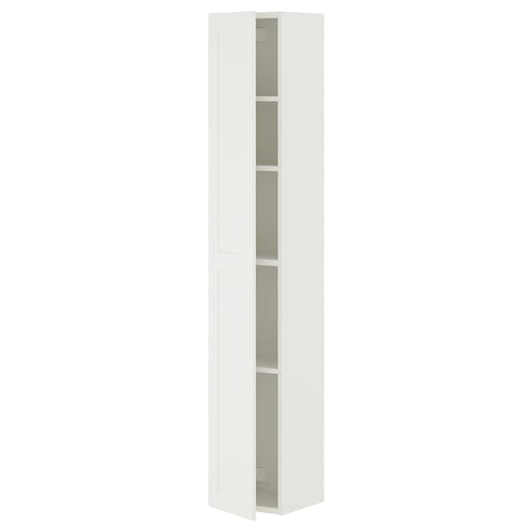 IKEA ENHET high cabinet/1 door, 12x12 3/4x72 in White / White Frame, Ikea Ireland | 4108KCASZ