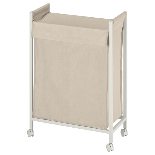 IKEA ENHET laundry bin with casters, 21 gallon White, Ikea Ireland | 7831LEIWM