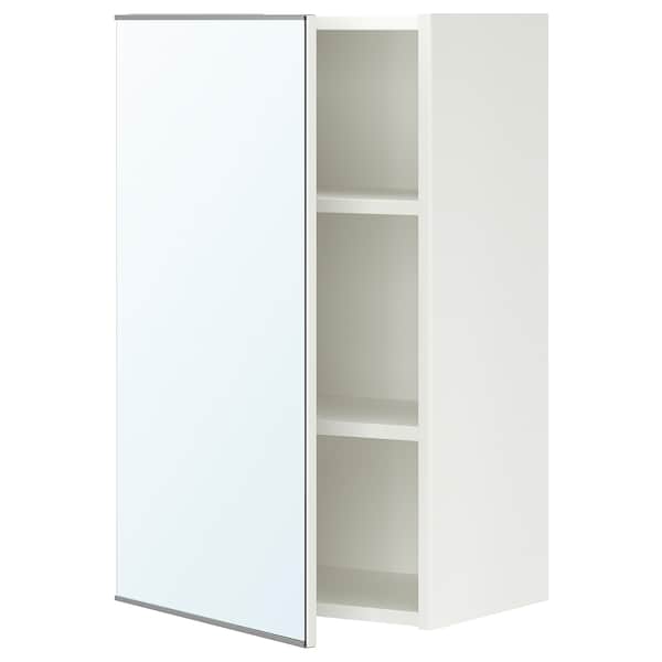 IKEA ENHET mirror cab/1 door, 18x12 3/4x30 in White, Ikea Ireland | 2698AEGUQ