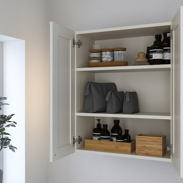 IKEA ENHET mirror cab/2 door, 24x12 3/4x30 in White / White Frame, Ikea Ireland | 0745AHLEW