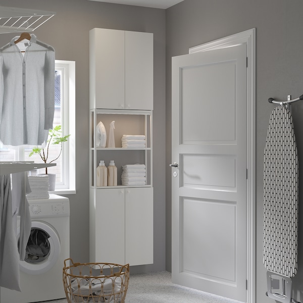 IKEA ENHET storage combination, 24x6 3/4x90 in White, Ikea Ireland | 4685CXJUD