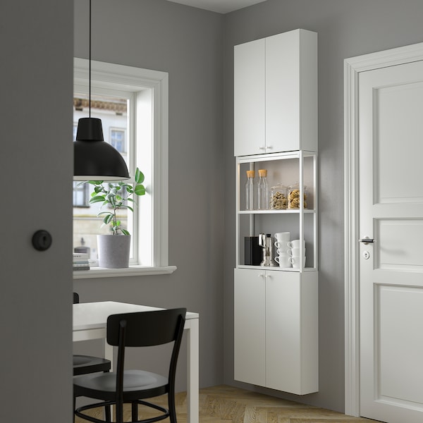 IKEA ENHET storage combination, 24x6 3/4x90 in White, Ikea Ireland | 4685CXJUD