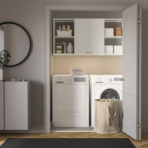IKEA ENHET storage combination, 60x12 3/4x30 in White / White Frame, Ikea Ireland | 7238ZHXGW