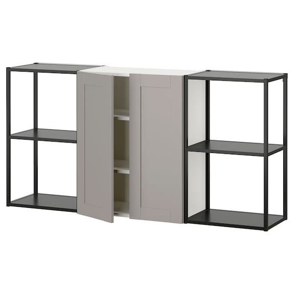 IKEA ENHET storage combination, 60x12 3/4x30 in Anthracite / Gray Frame, Ikea Ireland | 4178XUHJG