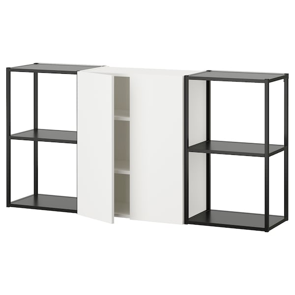 IKEA ENHET storage combination, 60x12 3/4x30 in Anthracite / White, Ikea Ireland | 0631ZLTSF