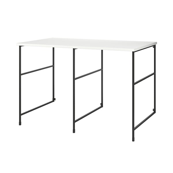 IKEA ENHET storage combination, 61 1/2x34x40 5/8 in Anthracite / White Laminate, Ikea Ireland | 2196GYHAM