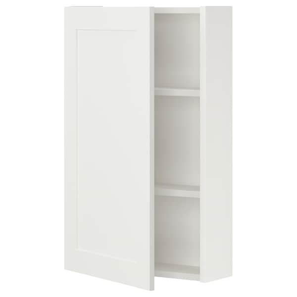IKEA ENHET wall cabinet/1 door, 18x6 3/4x30 in White / White Frame, Ikea Ireland | 2518TUPOW