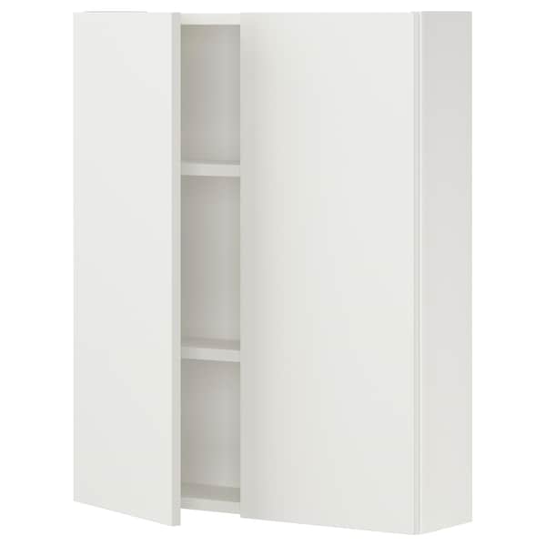 IKEA ENHET wall cabinet/2 door, 24x6 3/4x30 in White, Ikea Ireland | 9830JEOVM