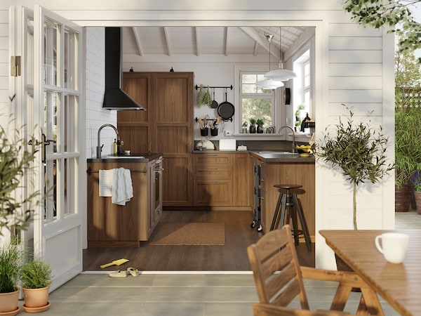 IKEA ENKÖPING deco strip, 87 in Brown Walnut Effect, Ikea Ireland | 2534WSQOA