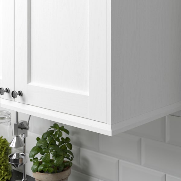 IKEA ENKÖPING deco strip, 87 in White Wood Effect, Ikea Ireland | 1758UMSFH