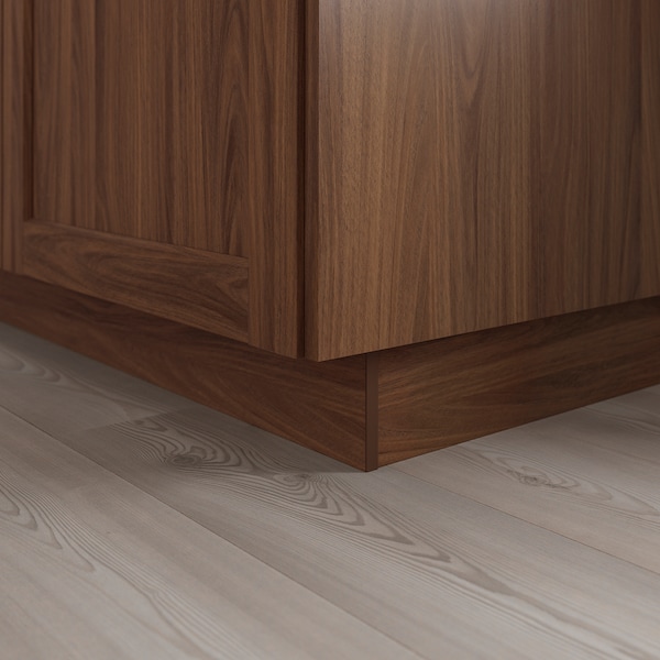 IKEA ENKÖPING toekick, brown walnut effect, 84x4 1/2 in, Ikea Ireland | 7128NKGSA