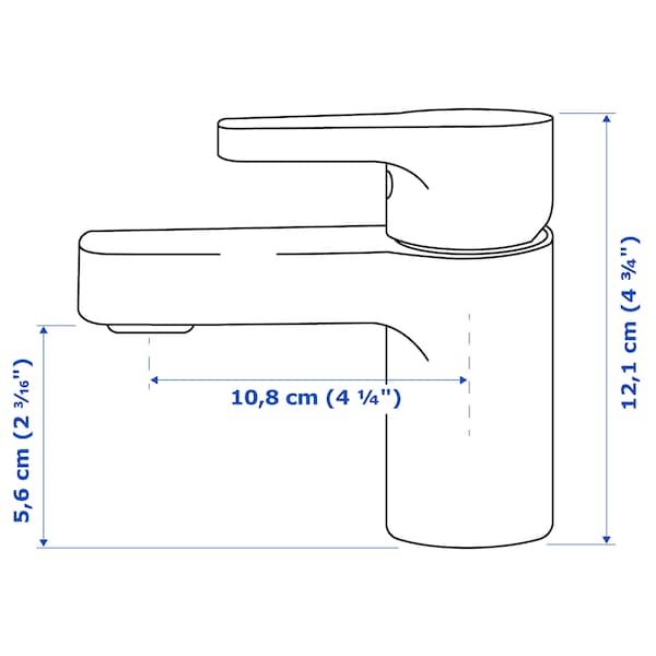 IKEA ENSEN bath faucet, chrome plated, Ikea Ireland | 8605CBQZR