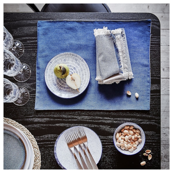 IKEA ENTUSIASM bowl, 4 ½ in, 4 pack Patterned / Blue, Ikea Ireland | 0781LNVXP