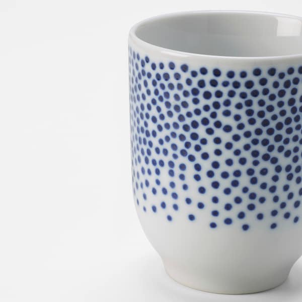 IKEA ENTUSIASM tumbler, 7 oz, 4 pack Patterned / Blue, Ikea Ireland | 6219XDHYO