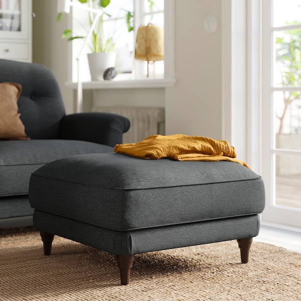IKEA ESSEBODA ottoman Knäbäck Anthracite / Brown, Ikea Ireland | 3725QUDBF
