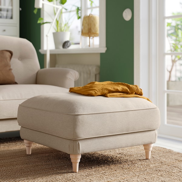 IKEA ESSEBODA ottoman Knäbäck / Light Beige Birch, Ikea Ireland | 5913AVGTN