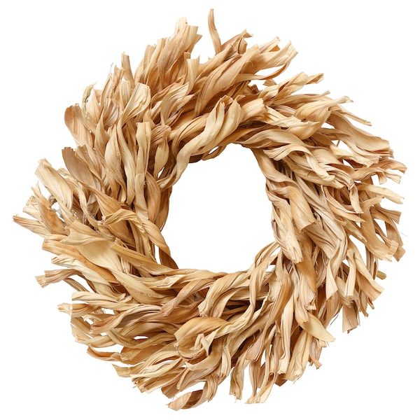 IKEA FADERLIG wreath, natural, Ikea Ireland | 7425EDZNS