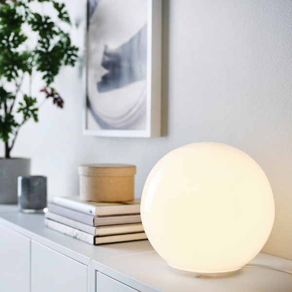 IKEA FADO table lamp, white, 10 in, Ikea Ireland | 3581LJWYI