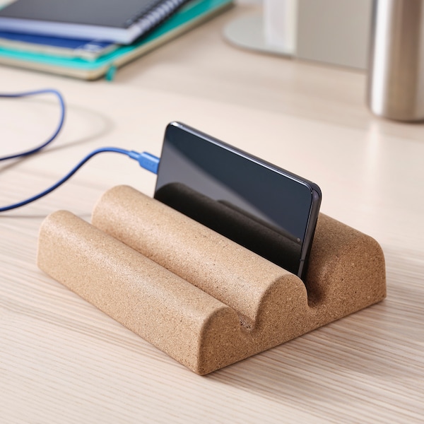 IKEA FAGNING holder for mobile phone/tablet, cork, Ikea Ireland | 6042SCAPH