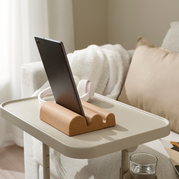 IKEA FAGNING holder for mobile phone/tablet, cork, Ikea Ireland | 6042SCAPH