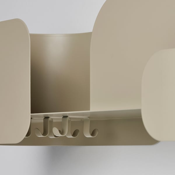 IKEA FAGNING wll orgnzr/hks, light beige-green, Ikea Ireland | 8547WJCGR
